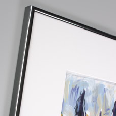 Alu-Wechselrahmen Profil R Platin